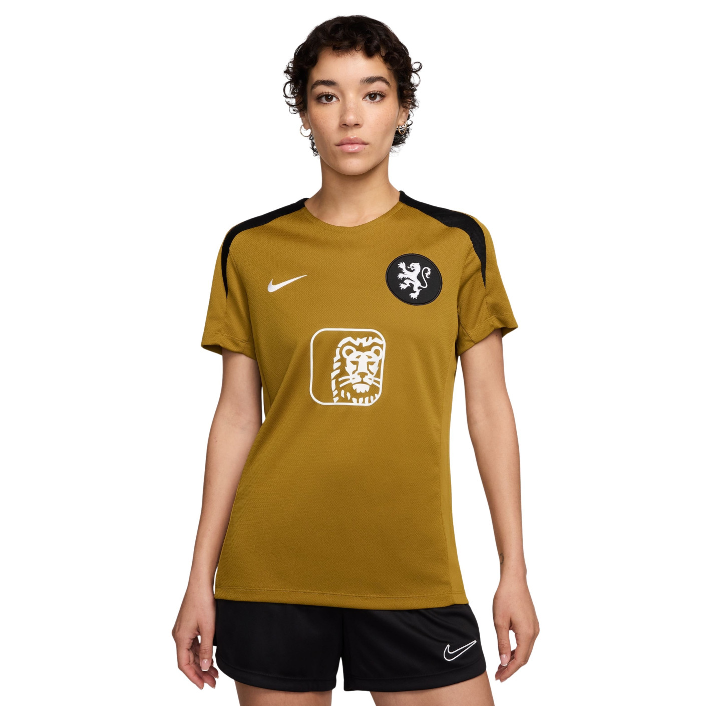Nike Netherlands Strike Training Shirt Orange Lionesses 2025-2027 Women Bronze Black White