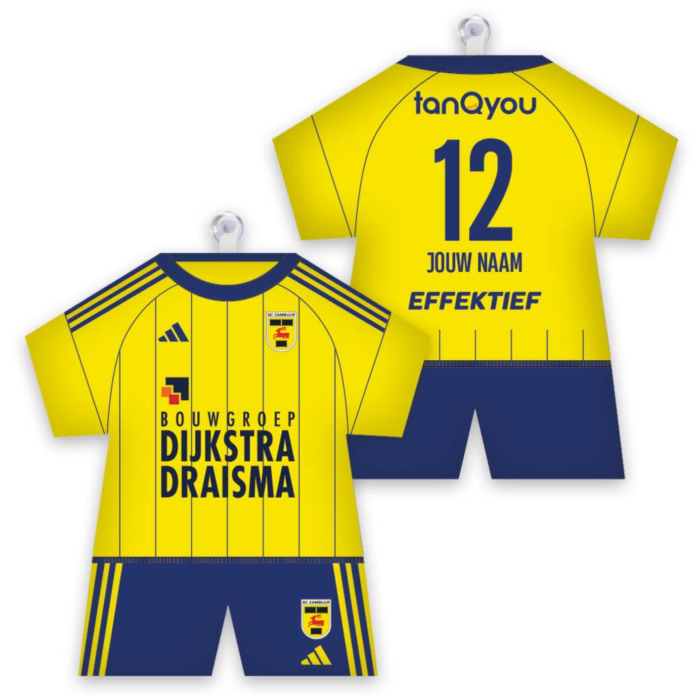 SC Cambuur Maxidress Home Shirt 2025-2026 Personalised