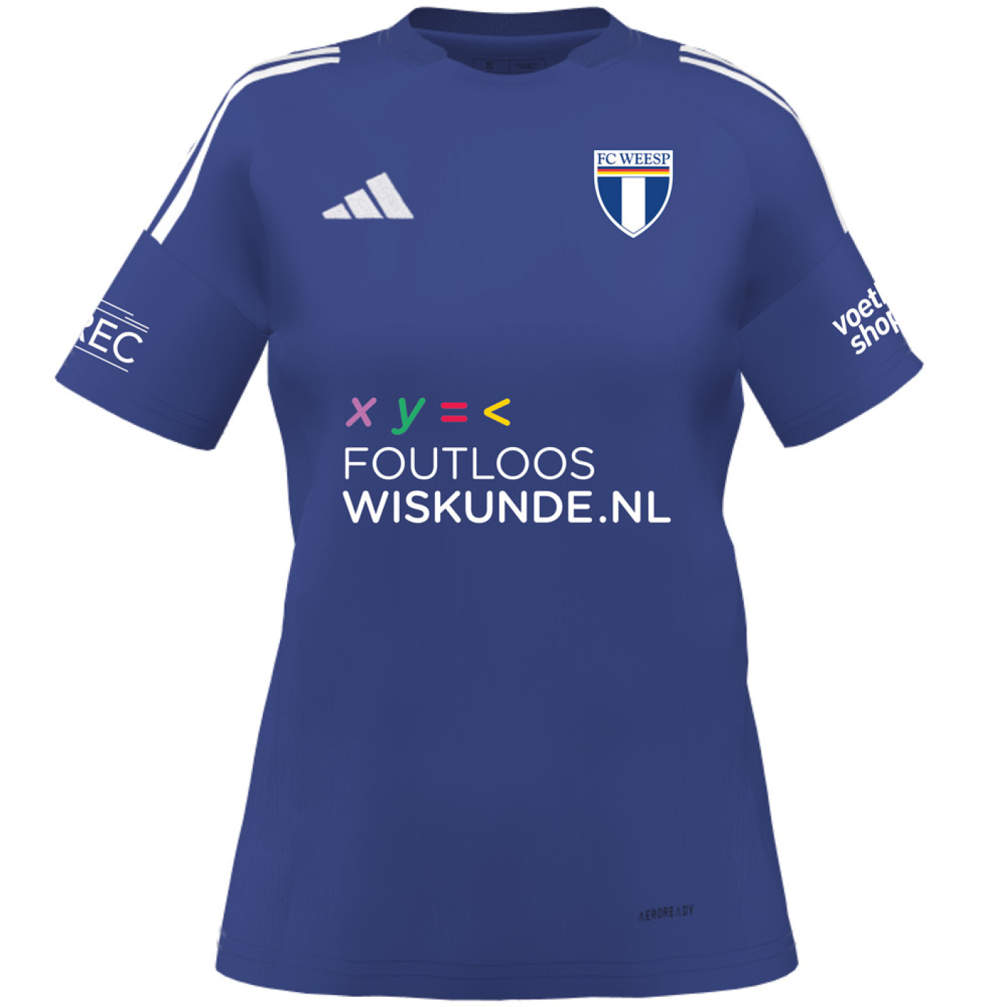 FC Weesp Wedstrijdshirt Dames Donkerblauw