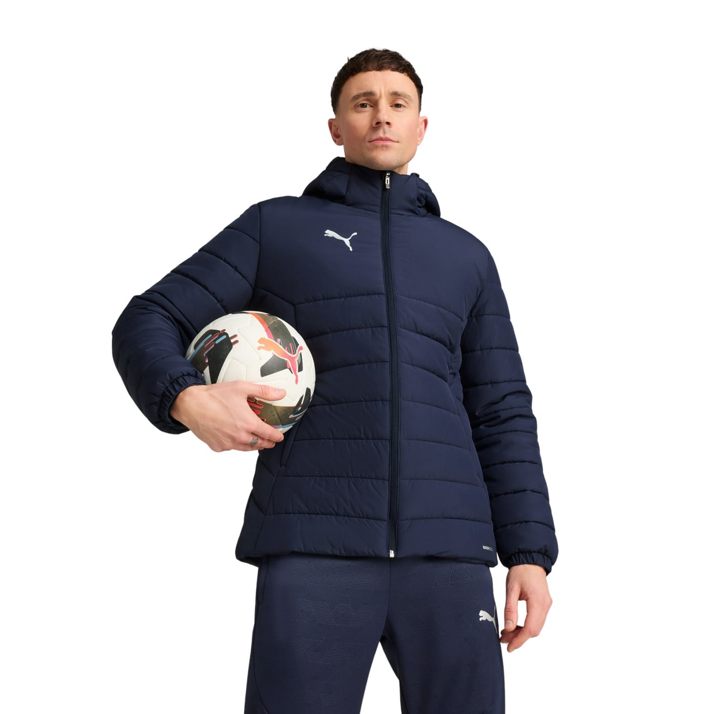 PUMA TeamAdditions Padded Winter Jacket Blue