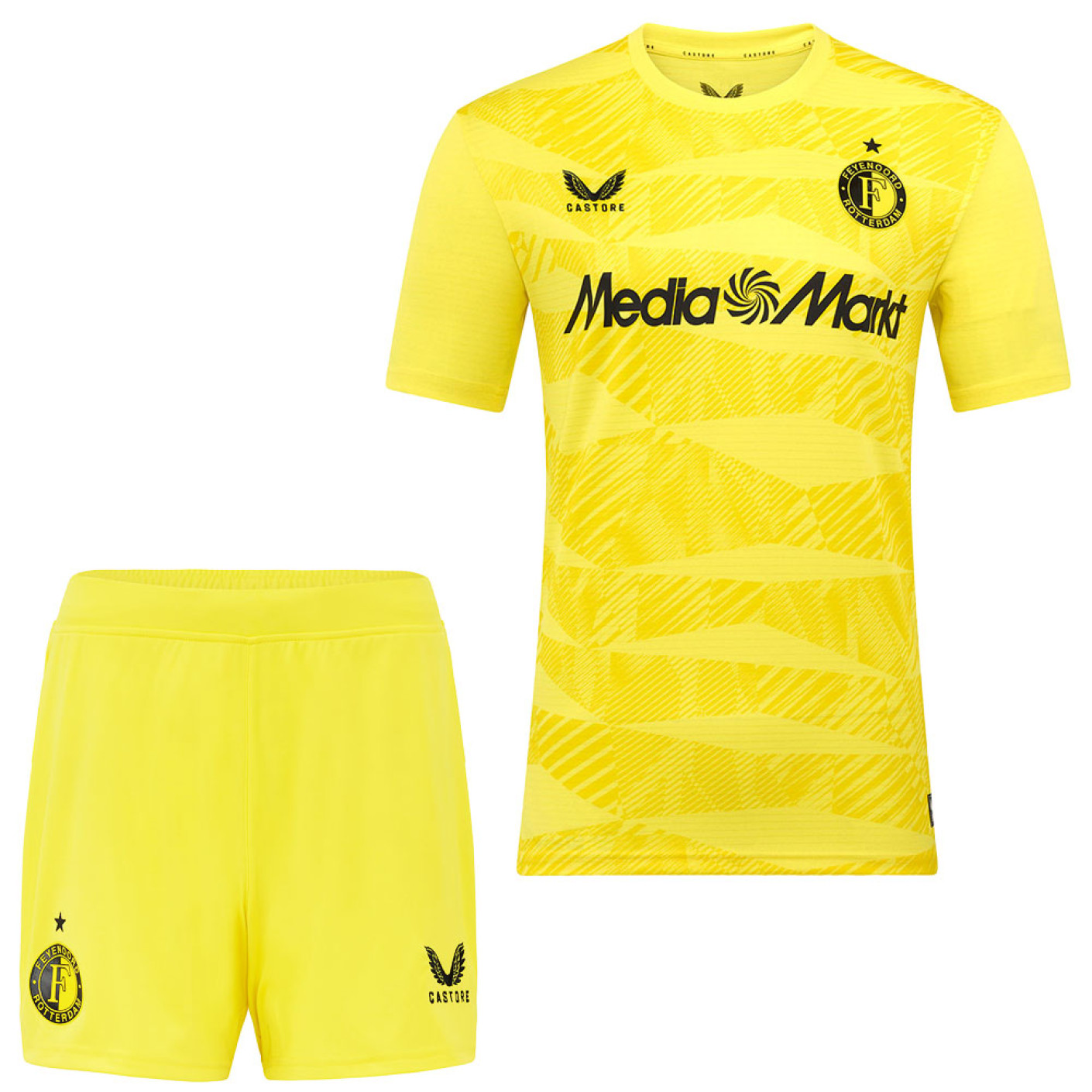 Castore Feyenoord Goalkeeper Set Home 2025-2026 Kids
