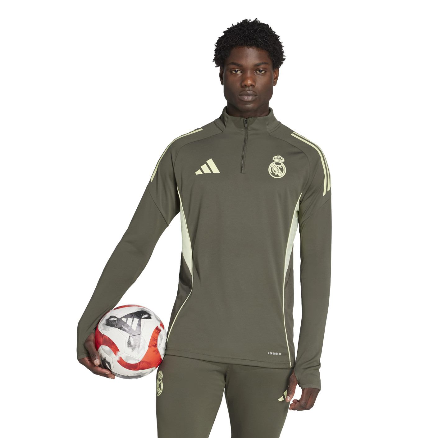 adidas Real Madrid Training sweater 1/4-Zip 2025-2026 Grey
