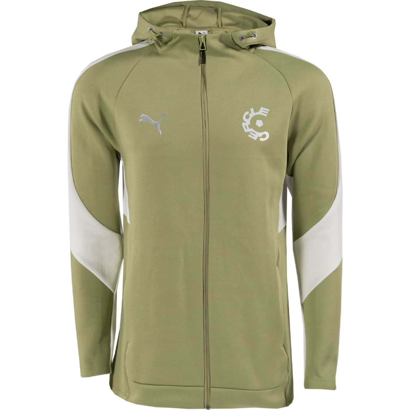 PUMA Cercle Brugge Casual Hooded Vest 2025-2026 Groen