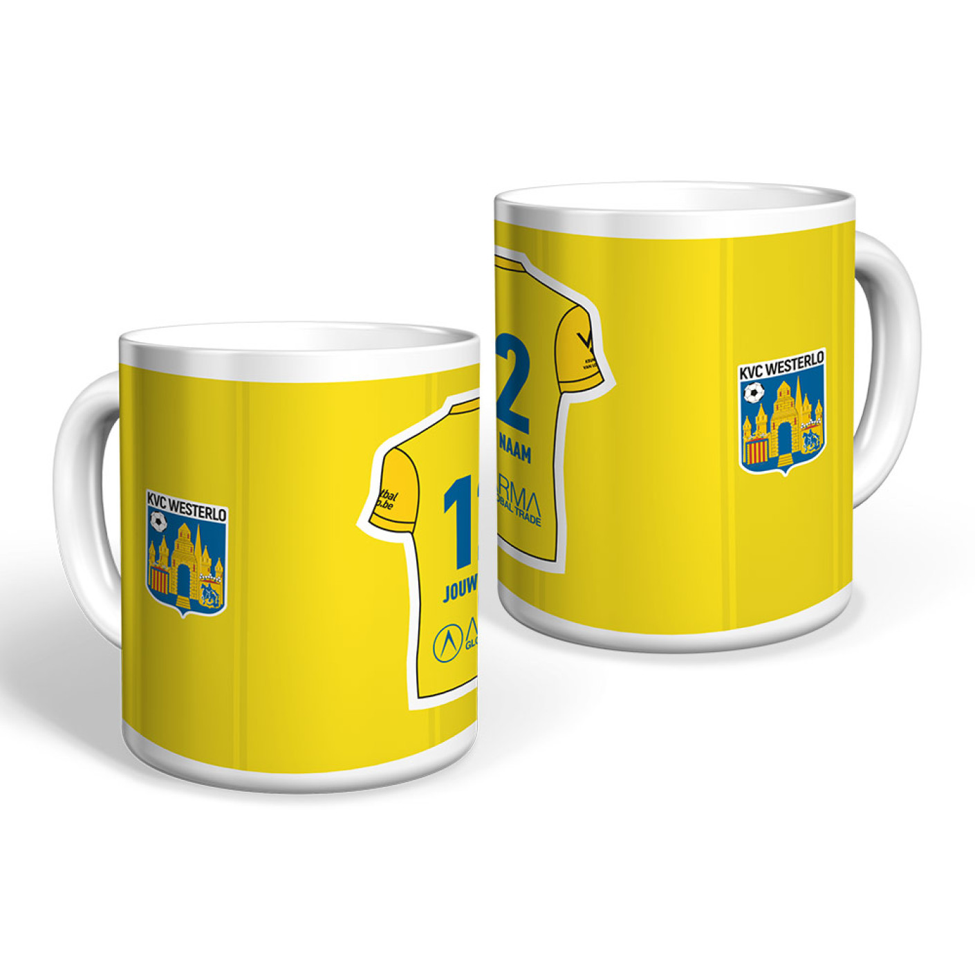 KVC Westerlo Mok Thuisshirt 2025-2026 Gepersonaliseerd