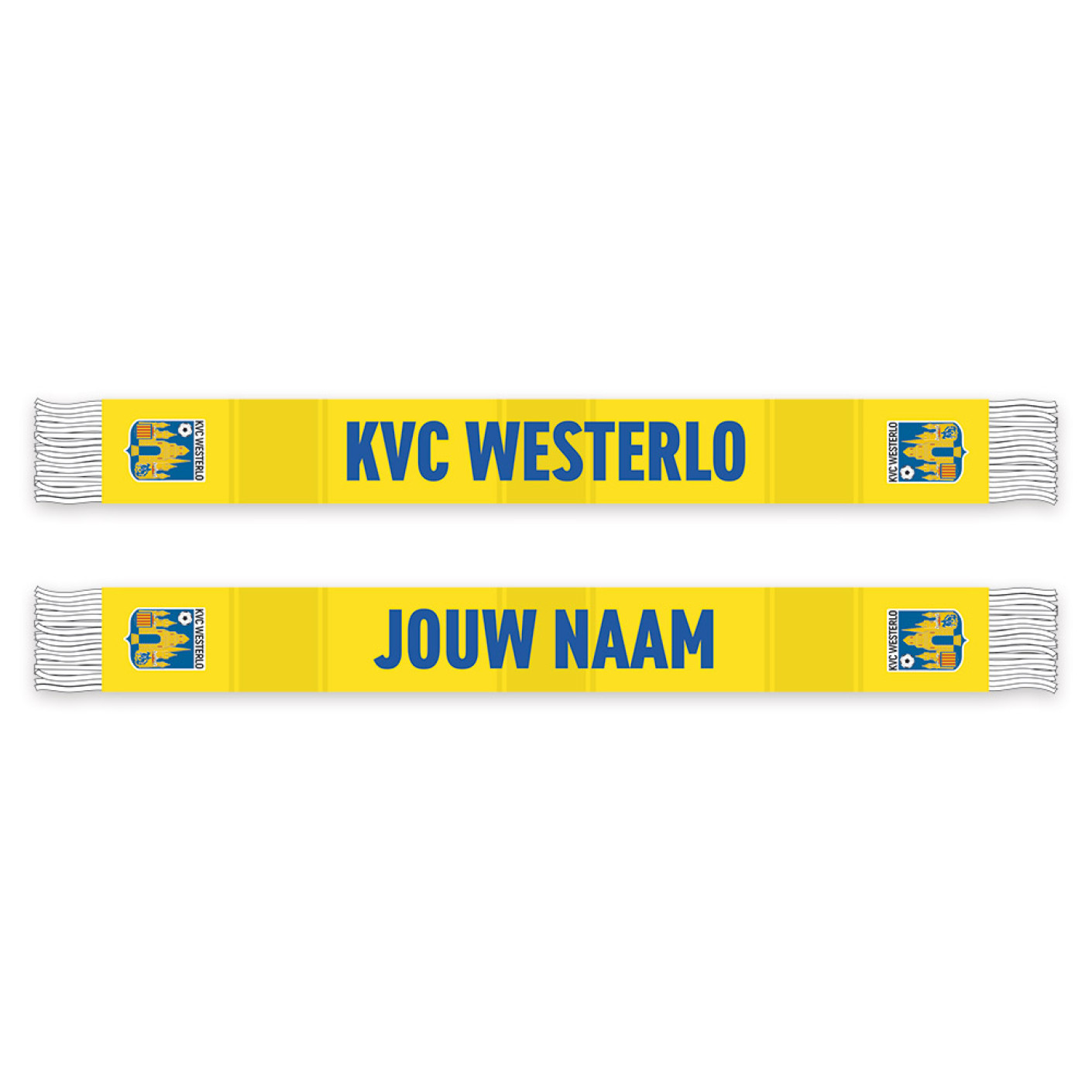 KVC Westerlo Sjaal Thuisshirt  2025-2026 Gepersonaliseerd