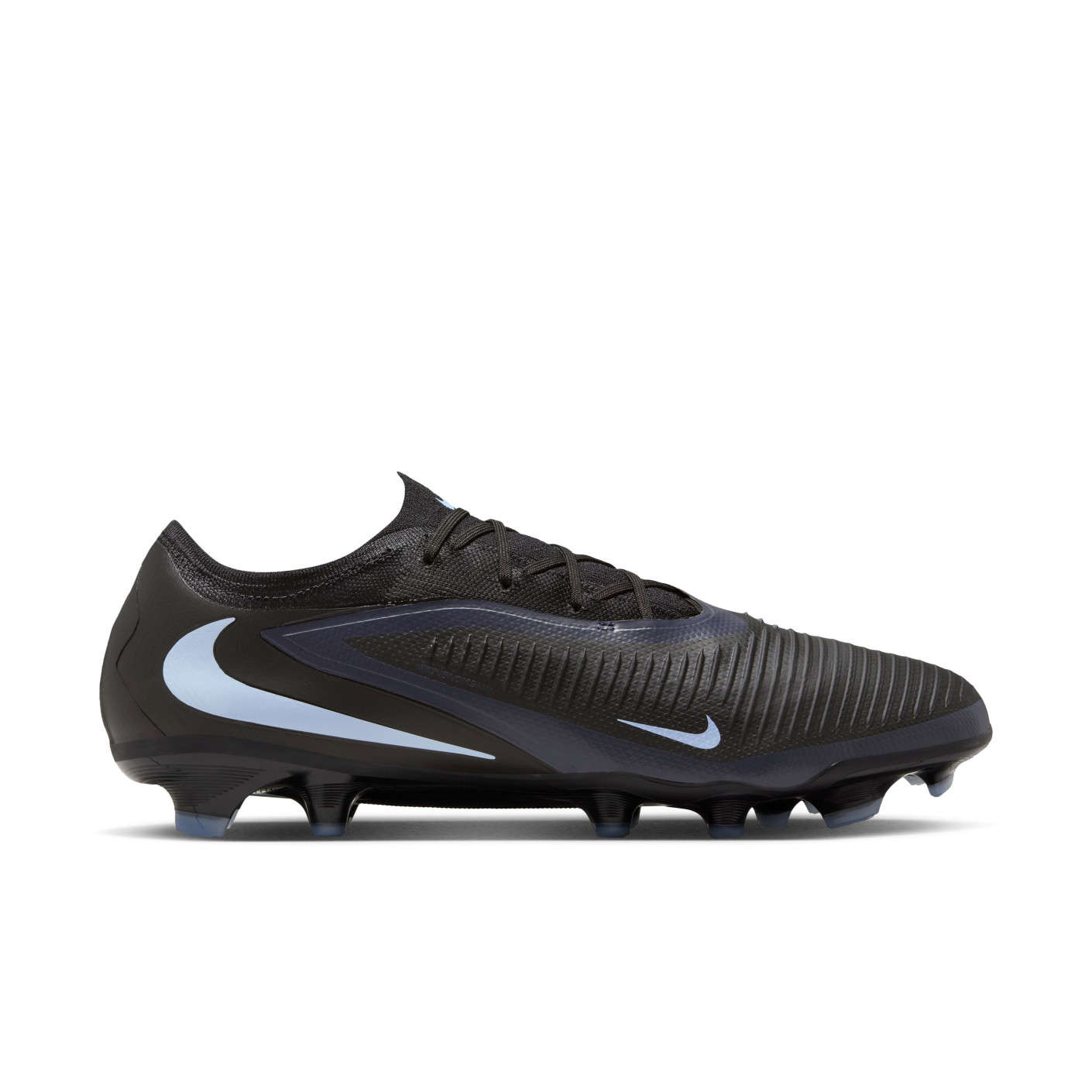 Nike Phantom 6 Low Pro Gras Football Boots (FG) Black Light Blue
