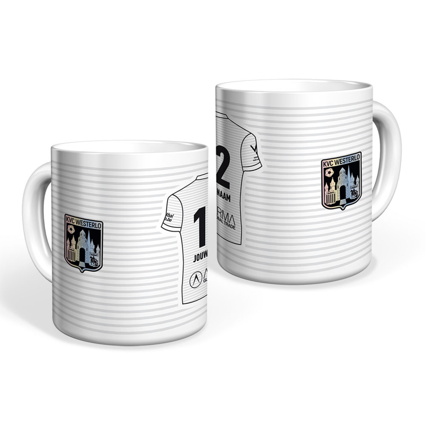 KVC Westerlo Mug 3rd Shirt 2025-2026 Personalised