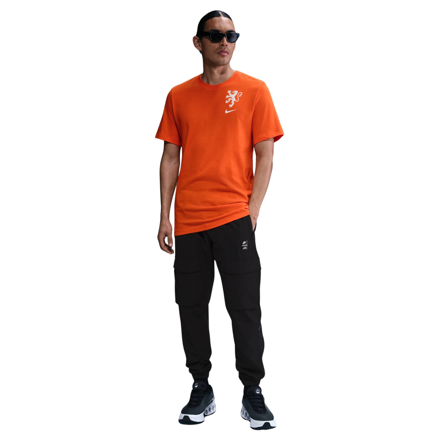 Nike Netherlands Logo T-Shirt Orange Lionesses 2025-2027 Men Orange