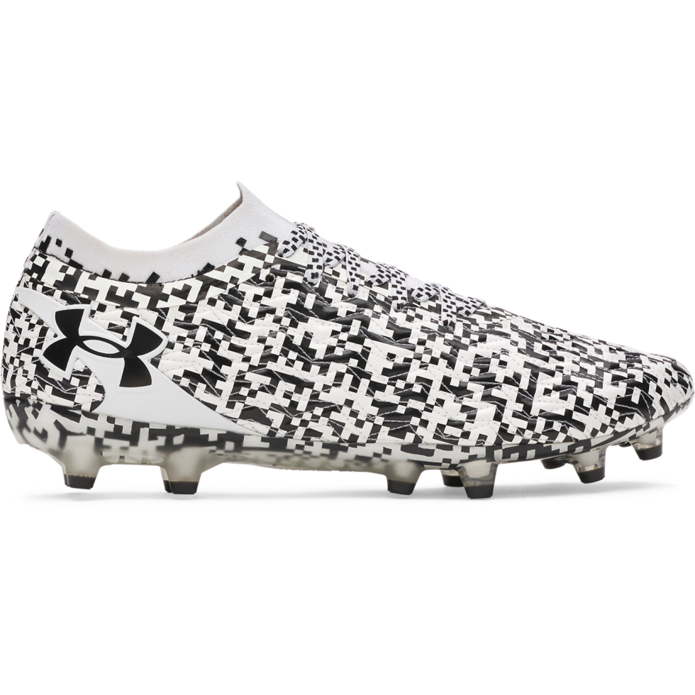 Under Armour Magnetico Pro 5 Gras Voetbalschoenen (FG) Zwart Wit