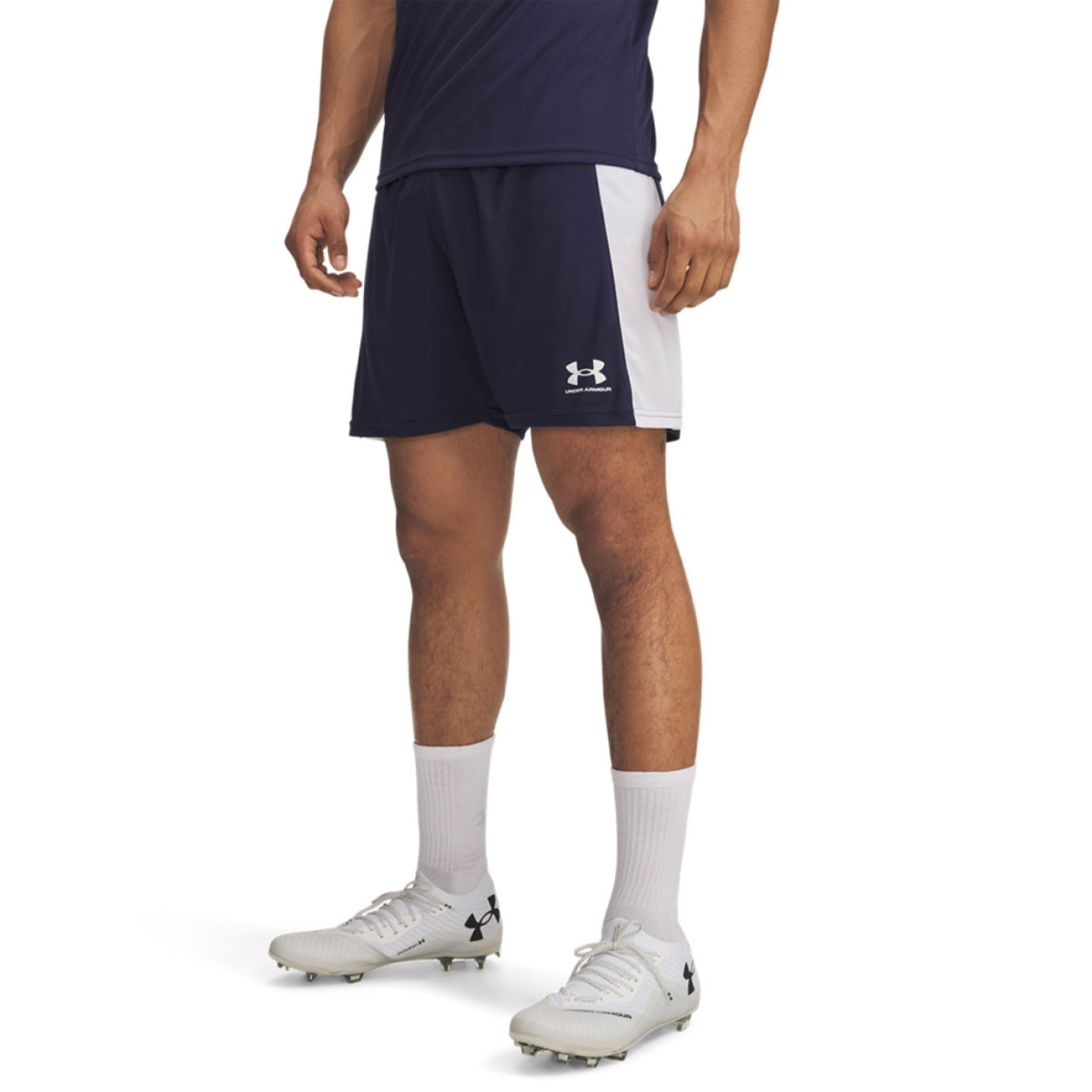 Under Armour Challenger Knit Training Short Dark Blue White