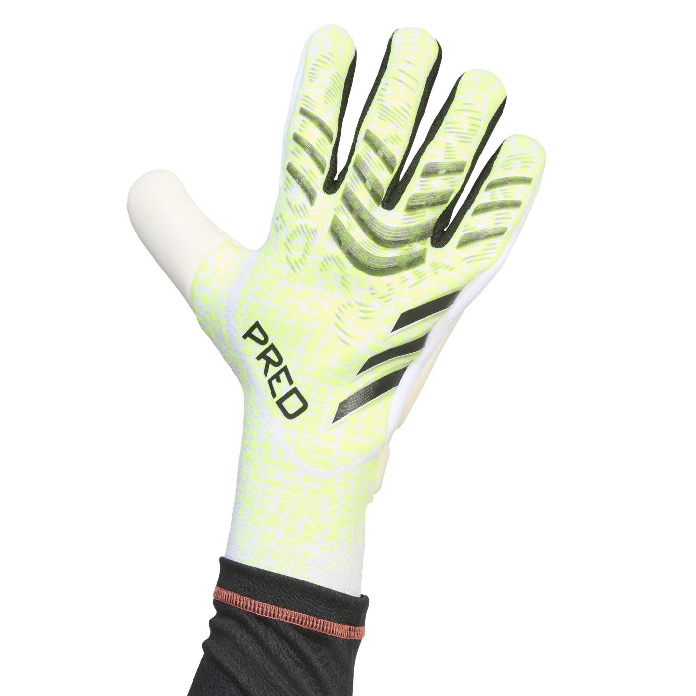 adidas Predator Pro PC Goalkeeper Gloves Neon Yellow White Black