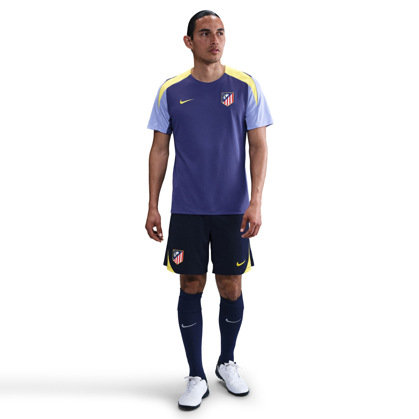 Nike Atletico Madrid Strike Trainingsset 2025-2026 Donkerpaars Donkerblauw Geel