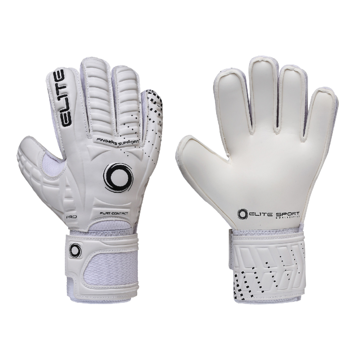 Elite Sport Warrior Keepershandschoenen Kids Wit Zwart
