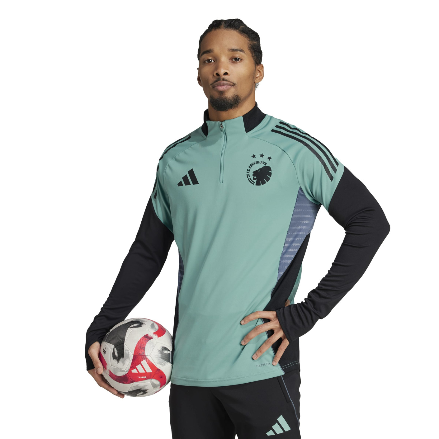 adidas Kopenhagen Trainingstrui 1/4-Zip 2025-2026 Blauw Zwart
