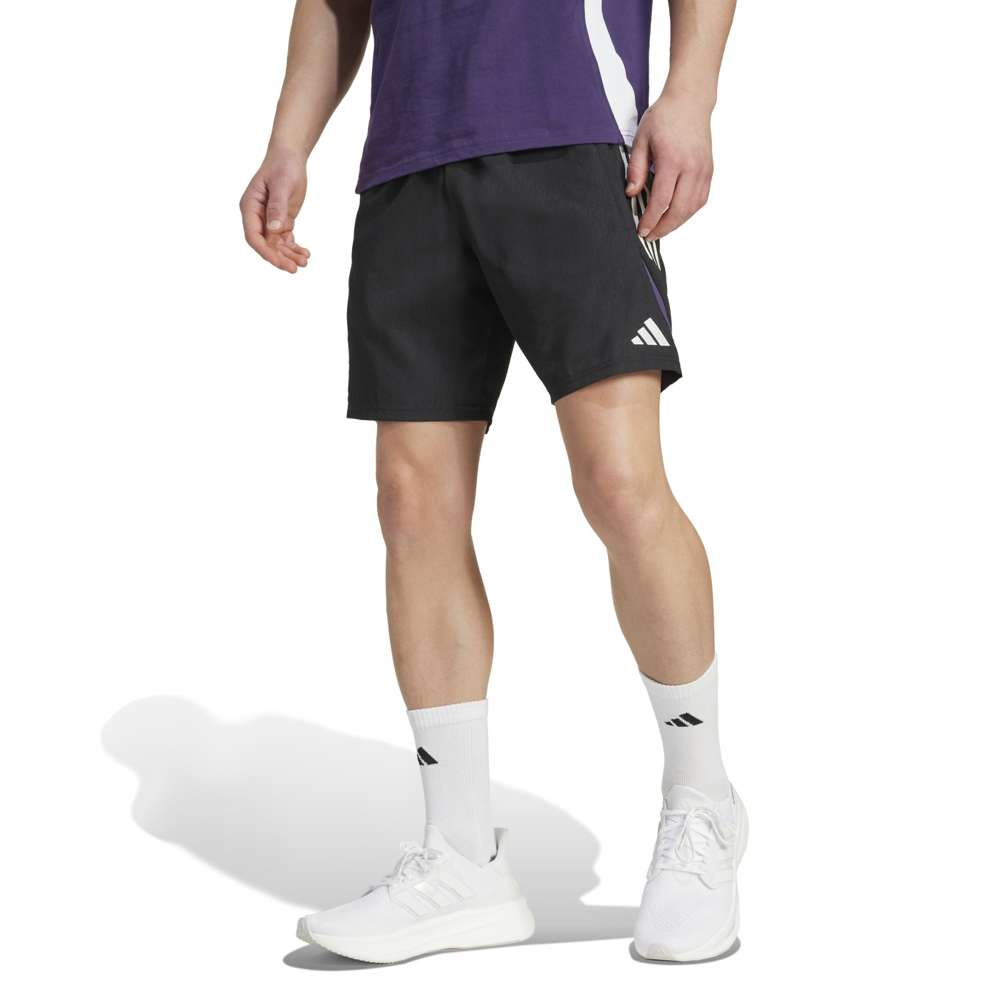 adidas shorts with nike shoes