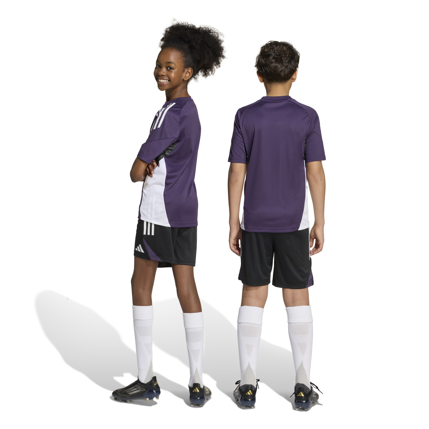 adidas Manchester United Training Set 2025-2026 Kids Purple Black