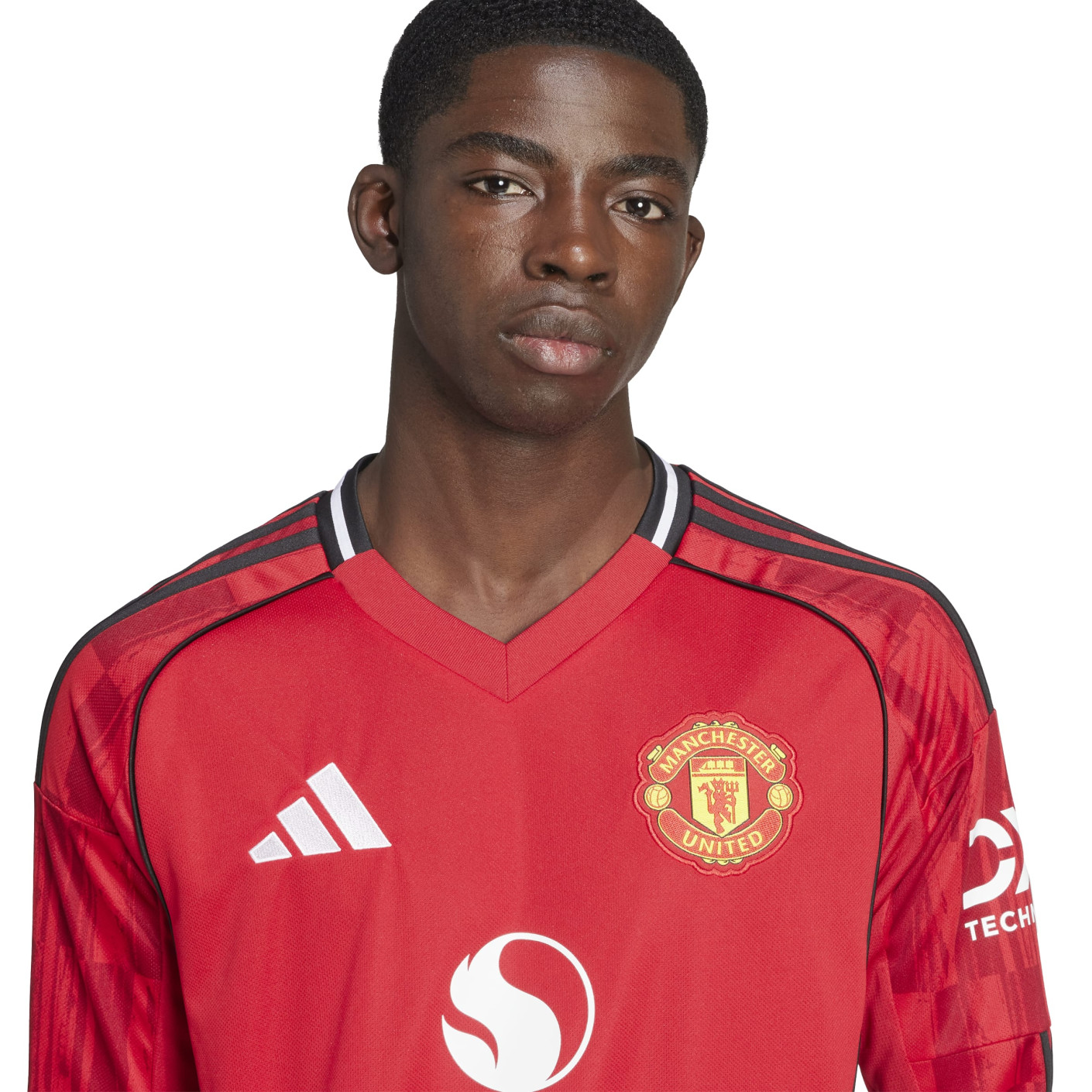 adidas Manchester United Long Sleeve Home Kit 2025-2026
