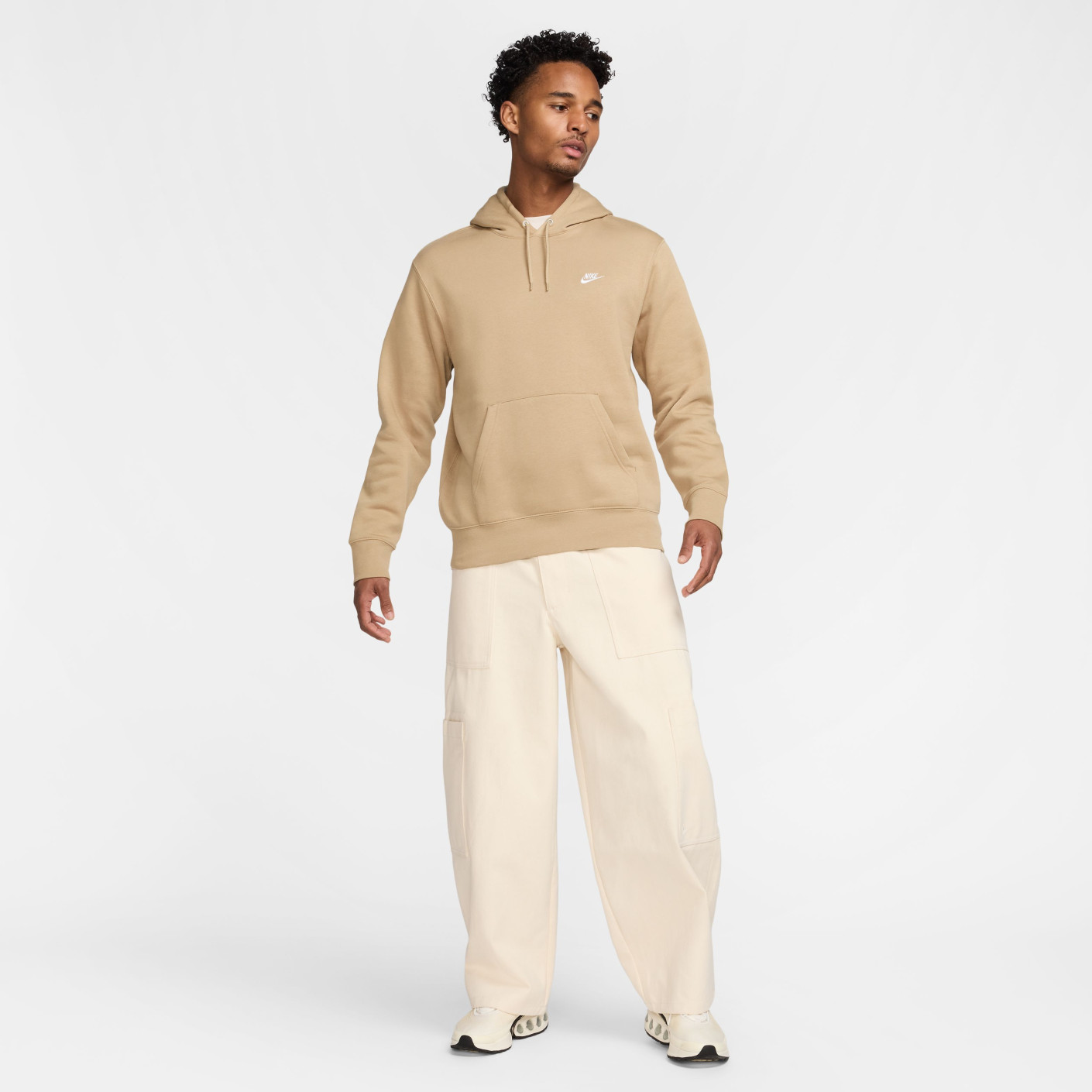 nikelab hoodie beige