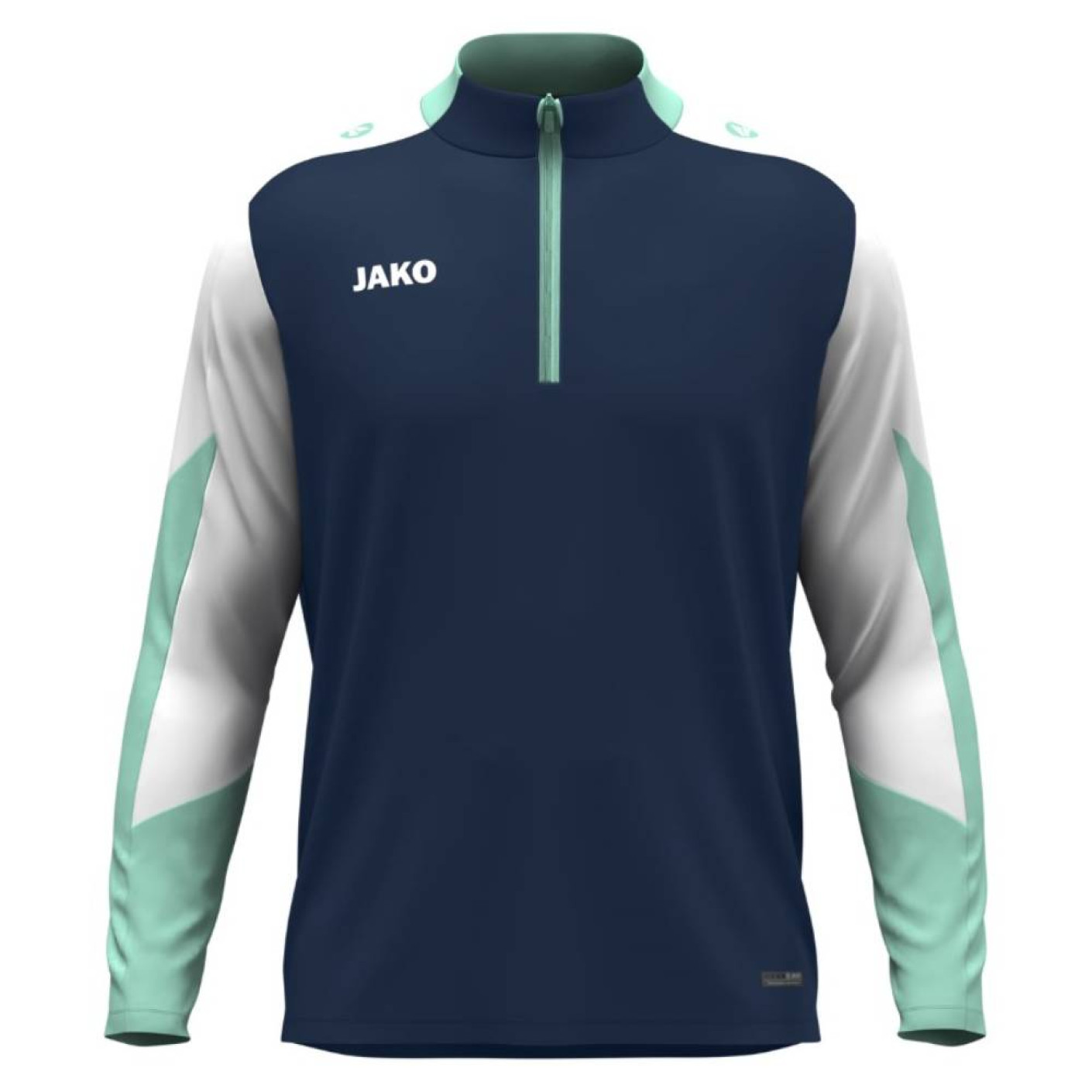 JAKO Dynamic Trainingstrui 1/4-Zip Donkerblauw Wit Lichtgroen
