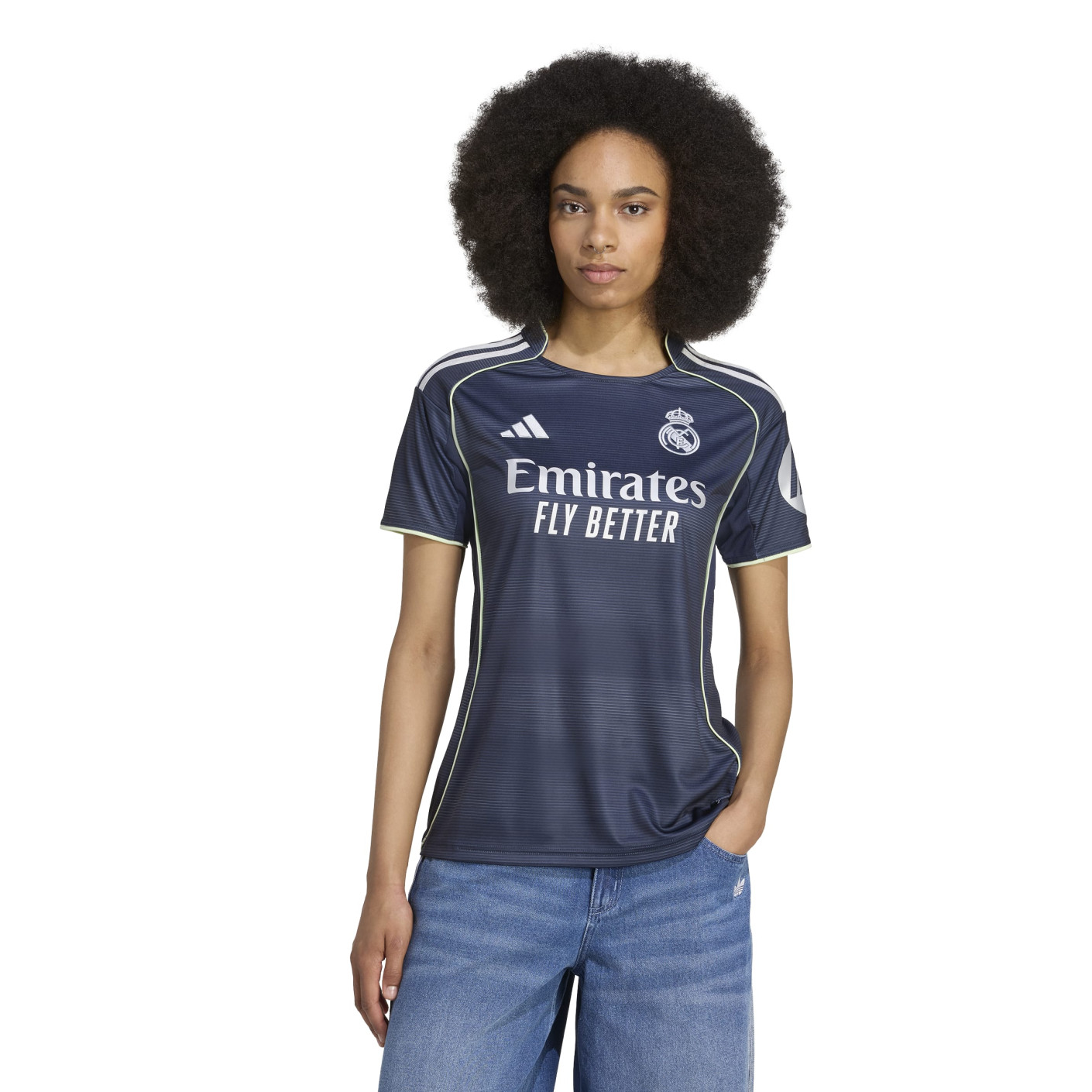 adidas Real Madrid Uitshirt 2025-2026 Dames