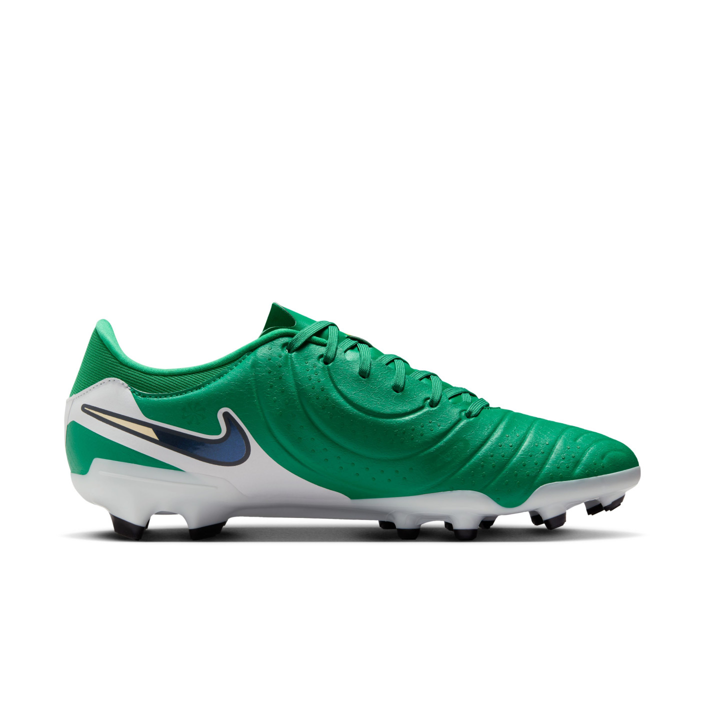 nike tiempo green and blue