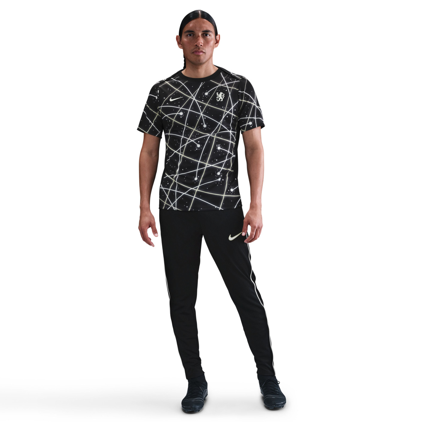 Nike Chelsea Pre-Match Training Shirt 2025-2026 Black White