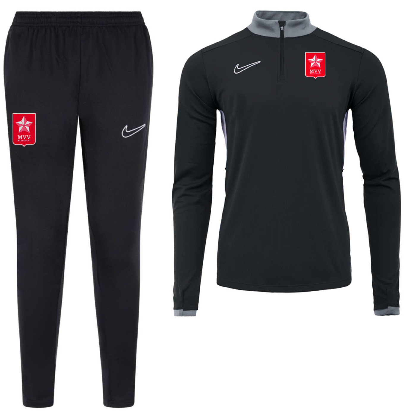 Nike MVV Maastricht Trainingspak 1/4-Zip 2025-2026 Kids Zwart