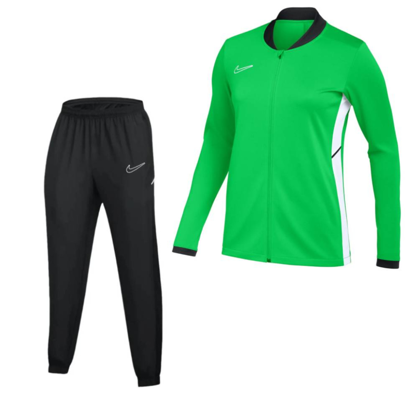Nike Academy 25 Full-Zip Kids Tracksuit Green Black White