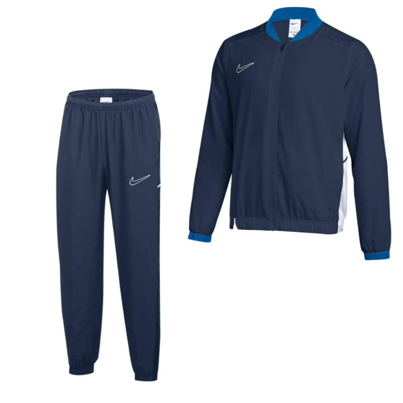 Nike Academy 25 Woven Tracksuit Full-Zip Kids Dark Blue White