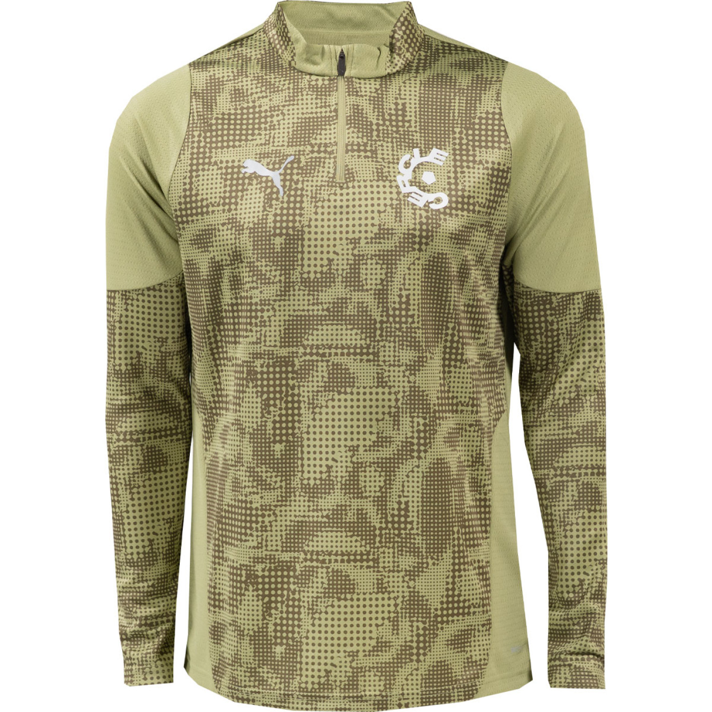 PUMA Cercle Brugge Trainingstrui 1/4-Zip 2025-2026 Groen