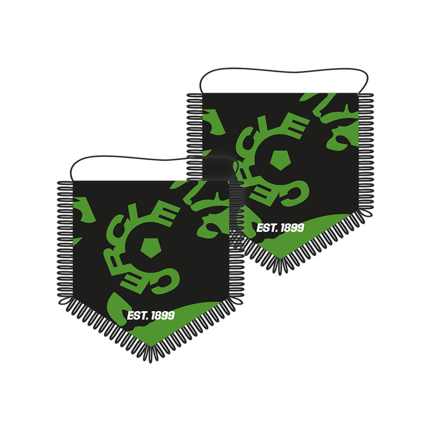 Cercle Bruges Pennant 2025-2026 Black Green