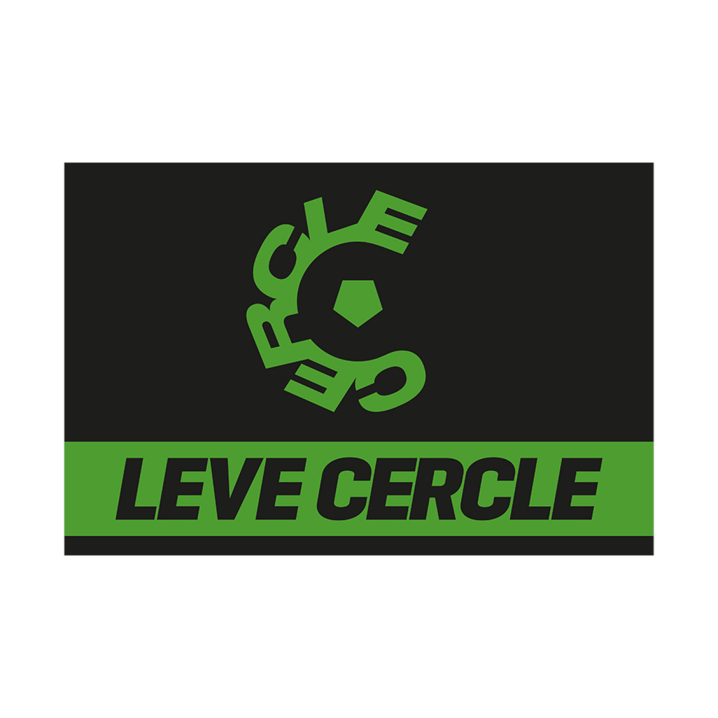 Cercle Brugge Vlag Leve Cercle 2025-2026 Zwart Groen