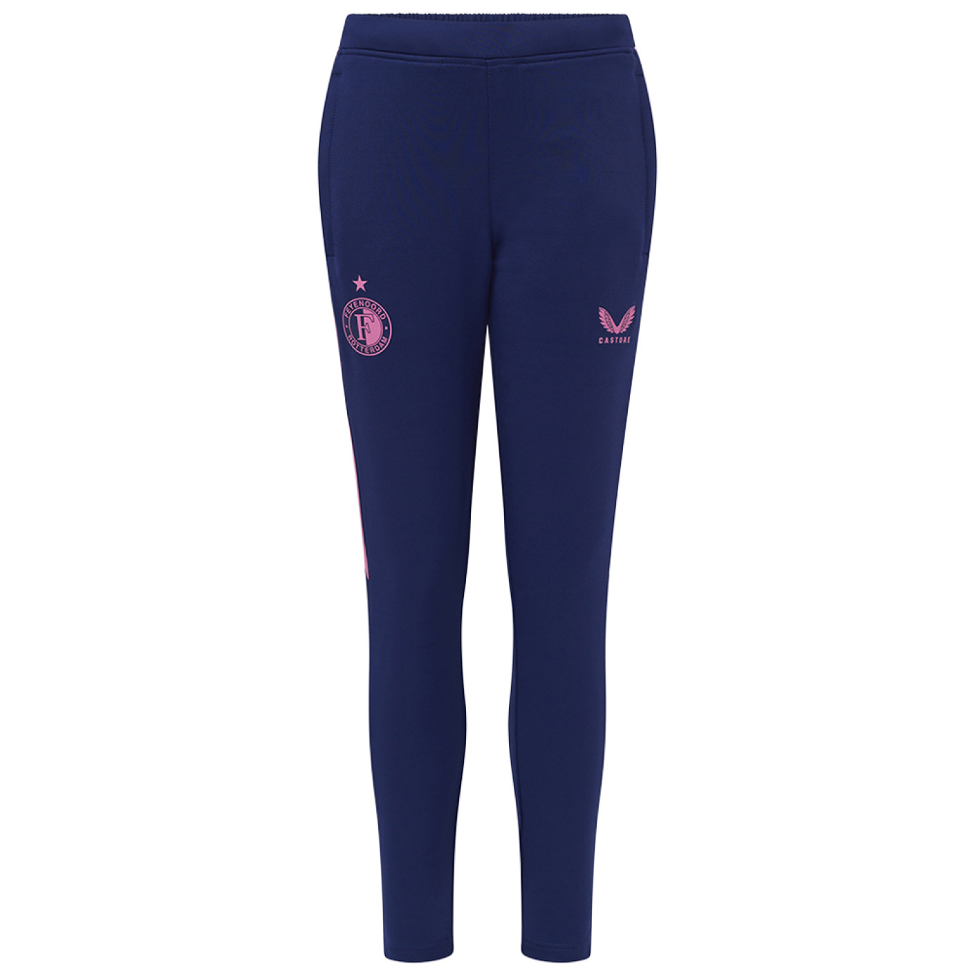Castore Feyenoord Training pants 2025-2026 Kids Dark Blue Pink