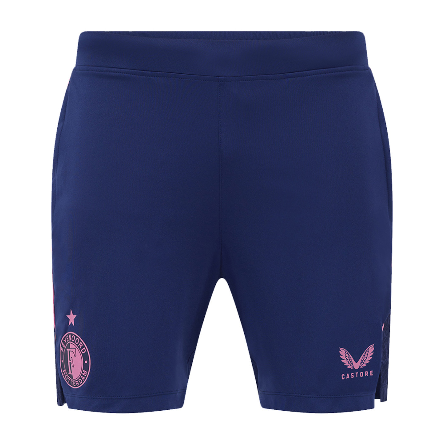 Castore Feyenoord Training Short 2025-2026 Dark Blue Pink
