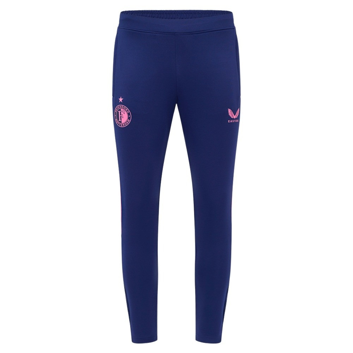 Castore Feyenoord Trainingsbroek 2025-2026 Donkerblauw Roze