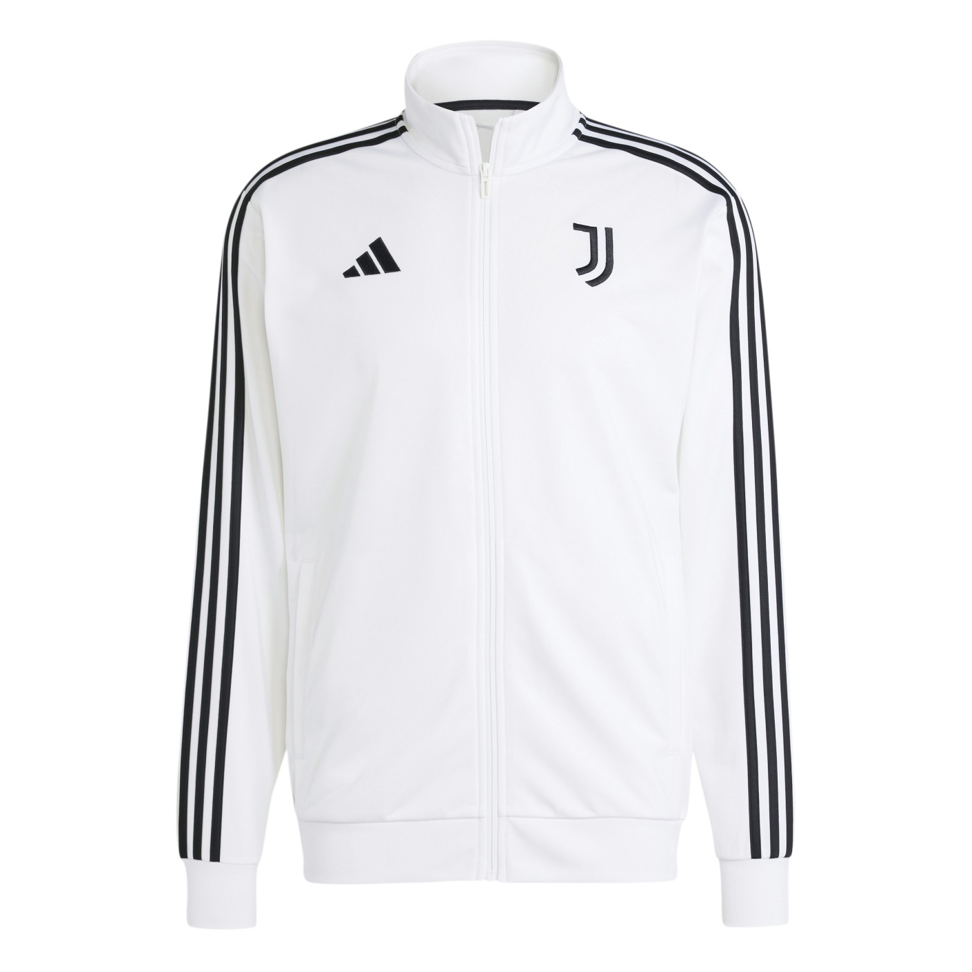 adidas Juventus DNA Training Jacket White Black - Voetbalshop.nl
