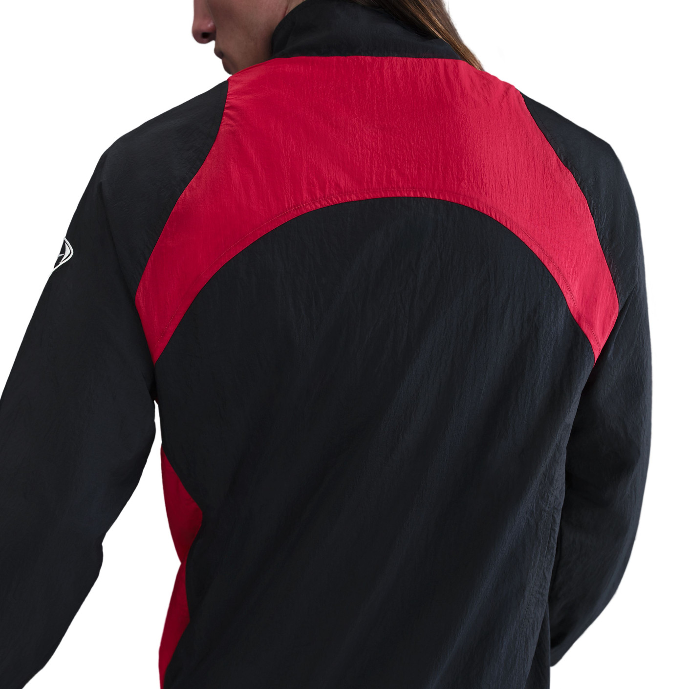 Nike Total 90 Woven Training Jacket Black Red White - Voetbalshop.nl