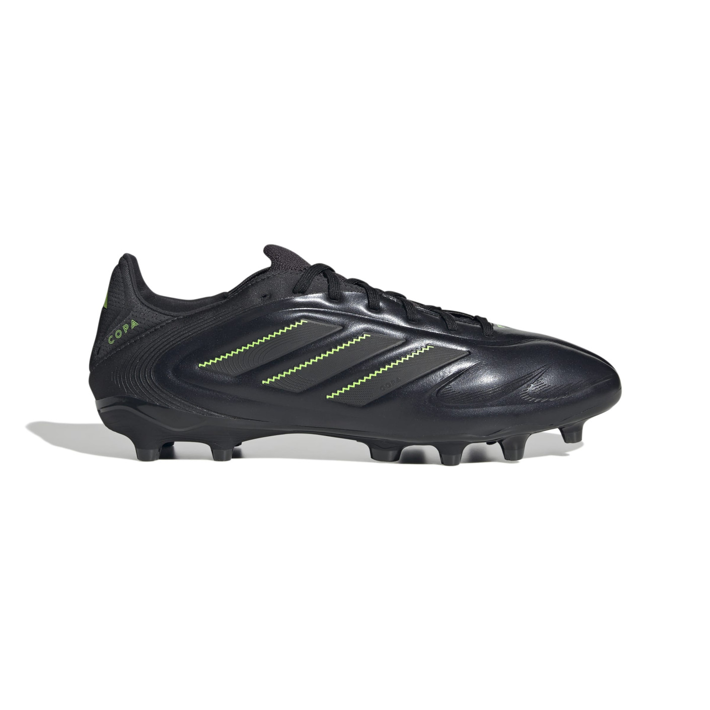 adidas Copa Pure III Pro Gras Voetbalschoenen (FG) Zwart Donkergrijs Groen