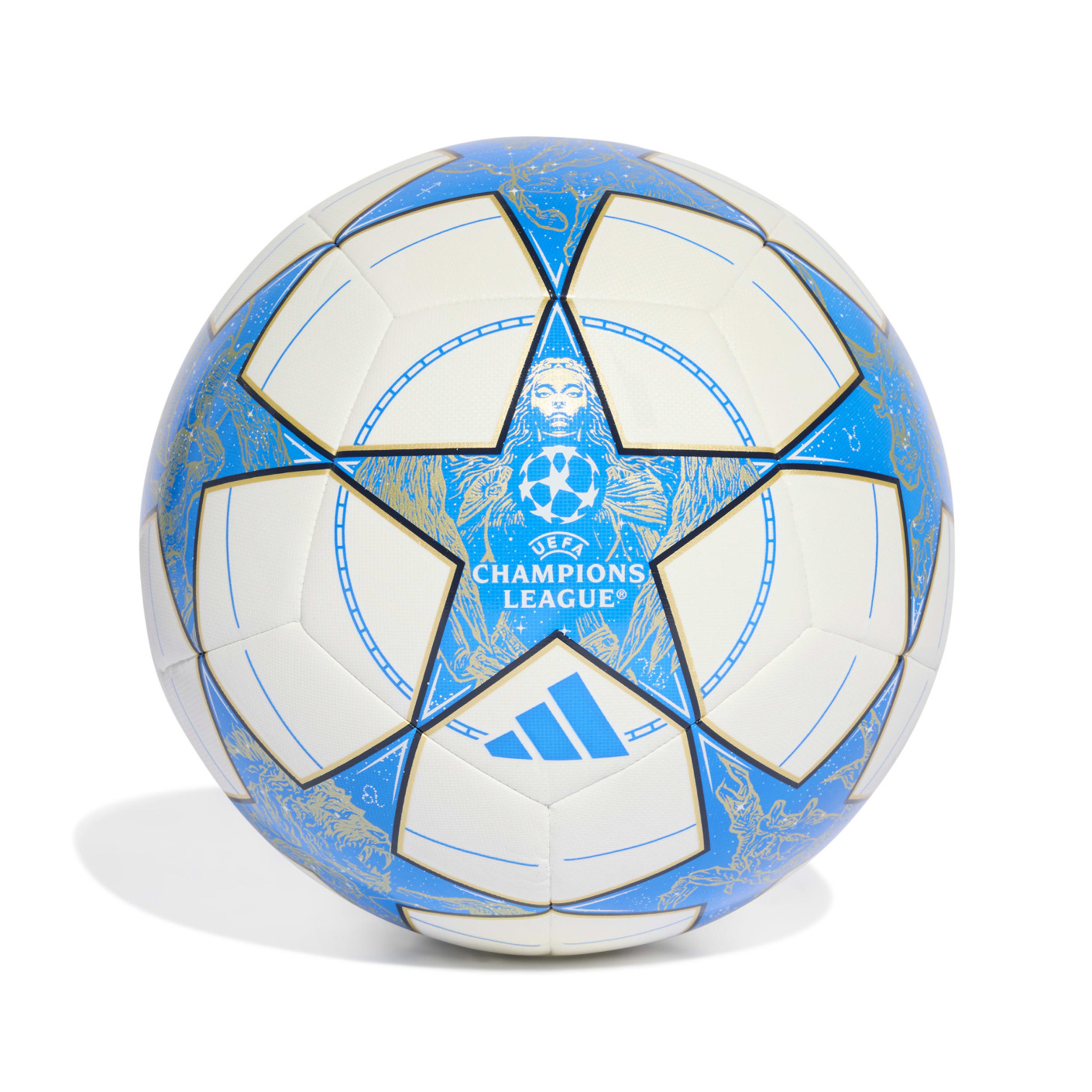 adidas UEFA Champions League Training Voetbal 2025-2026 Wit Blauw Goud