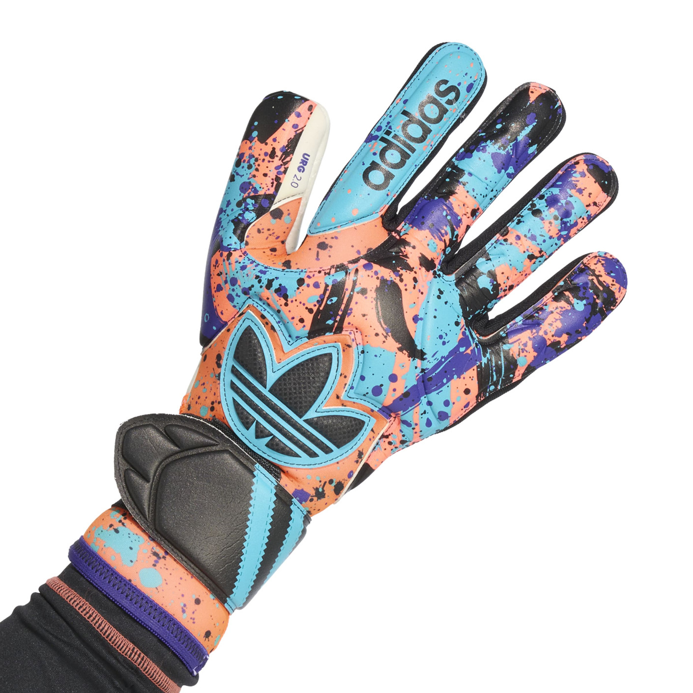 adidas Copa Pro INJ Keepershandschoenen Oranje Felblauw Paars Zwart