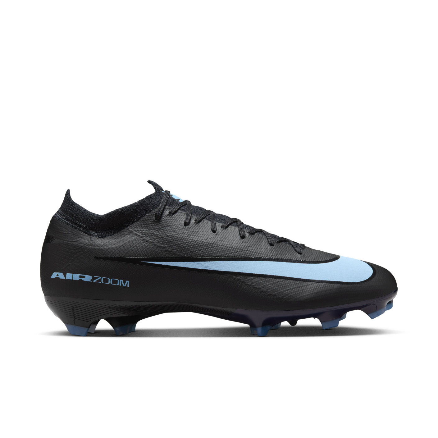 Nike Zoom Mercurial Vapor 16 Pro Gras Voetbalschoenen (FG) Zwart Lichtblauw