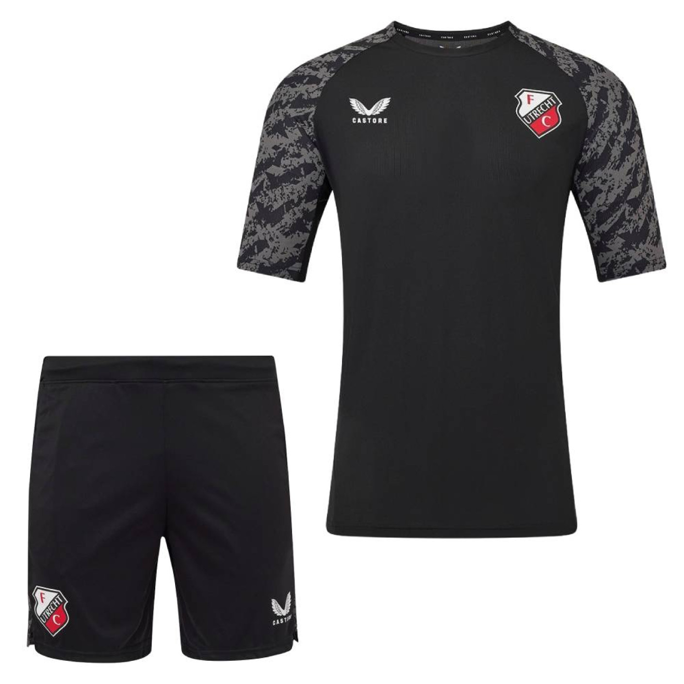Castore FC Utrecht Training Set 2025-2026 Kids Black