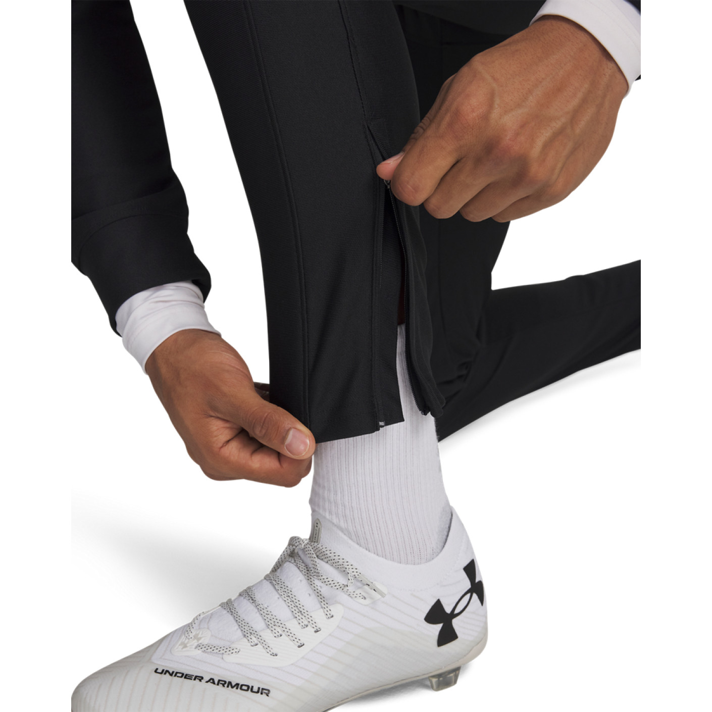 Under Armour Challenger Trainingspak Full-Zip Zwart - Voetbalshop.nl