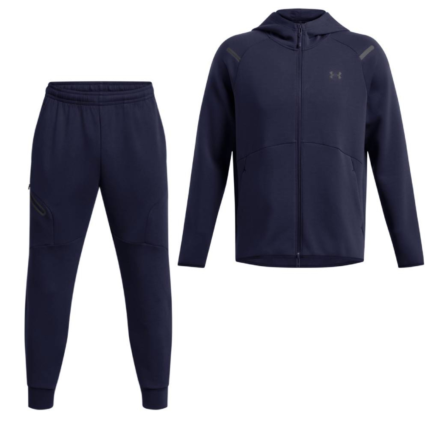 Under Armour Unstoppable Fleece Tracksuit Full-Zip Dark Blue Black