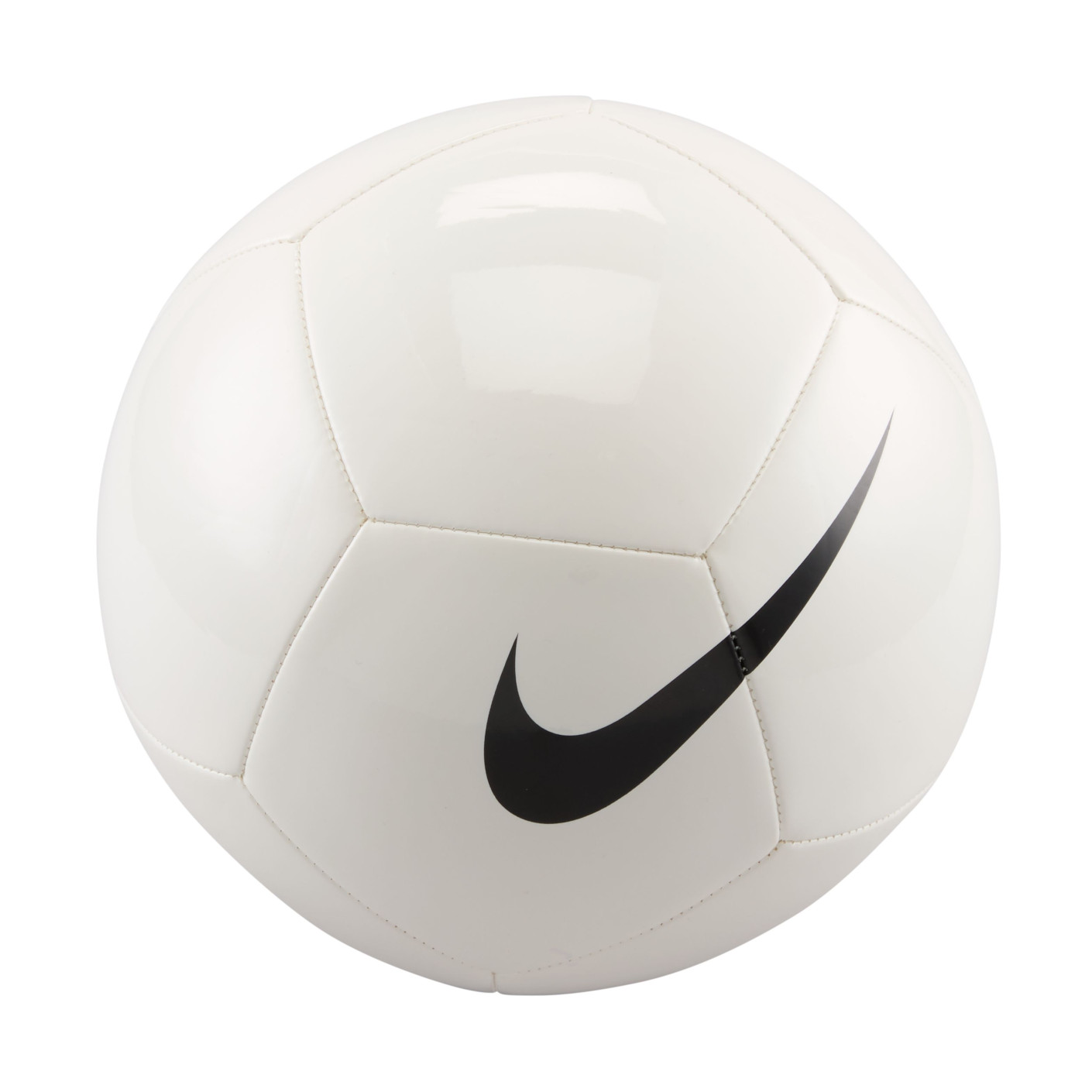 Nike Pitch Team Football Size 5 White Black