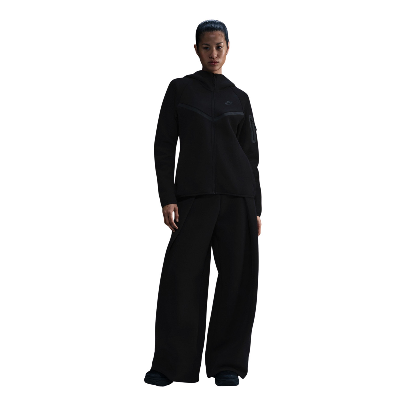black nike tech tracksuit womens