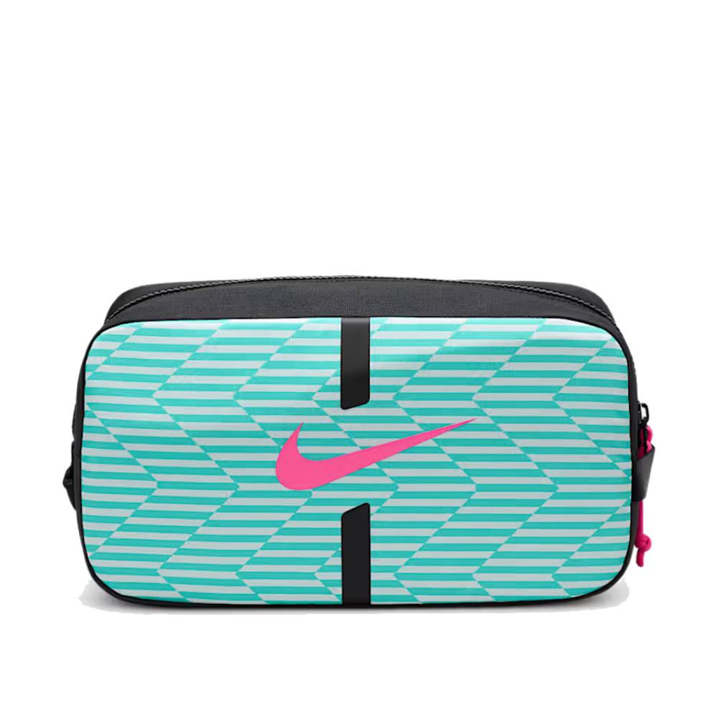 Nike Academy Shoe Bag Black Light Blue Pink - Voetbalshop.nl