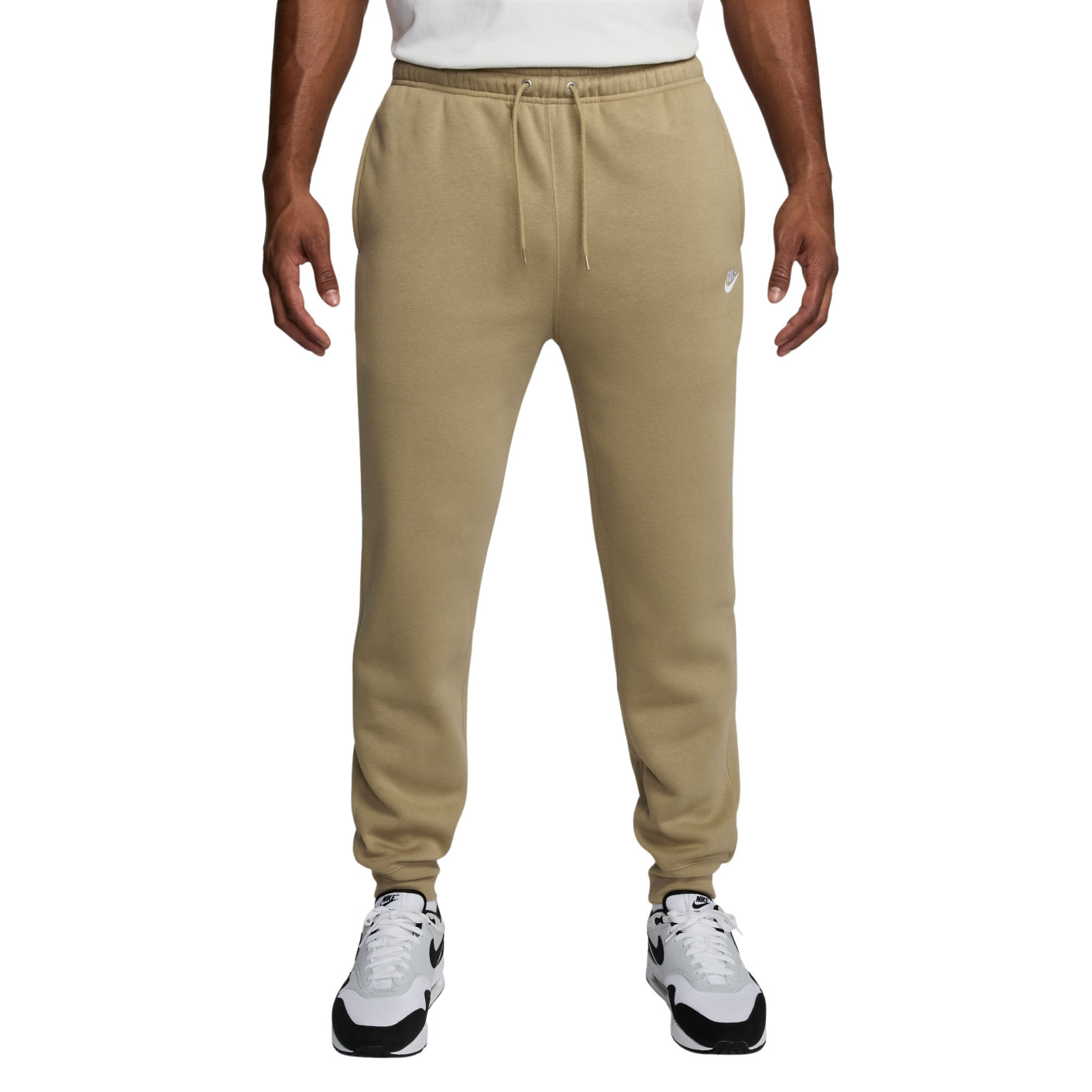 Nike Sportswear Club Fleece Joggingbroek Beige Wit