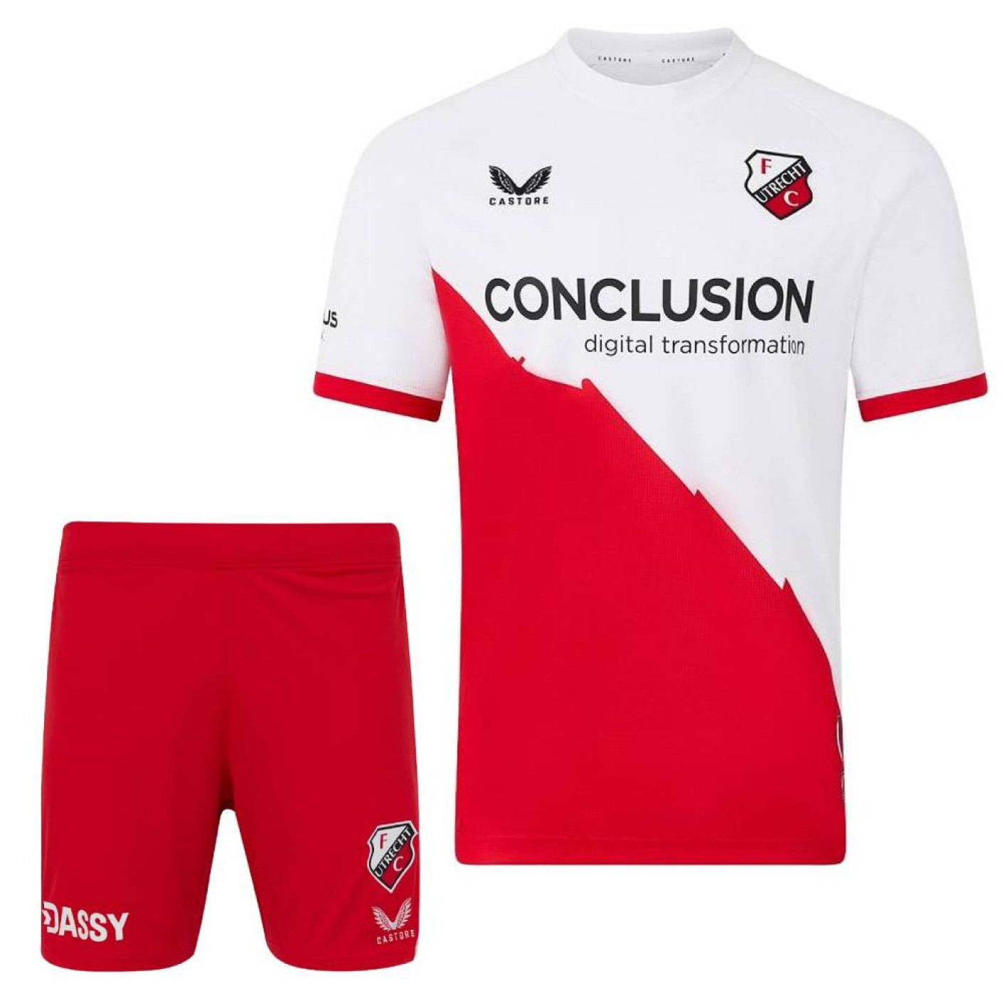 Castore FC Utrecht Home Set 2025-2026 Kids