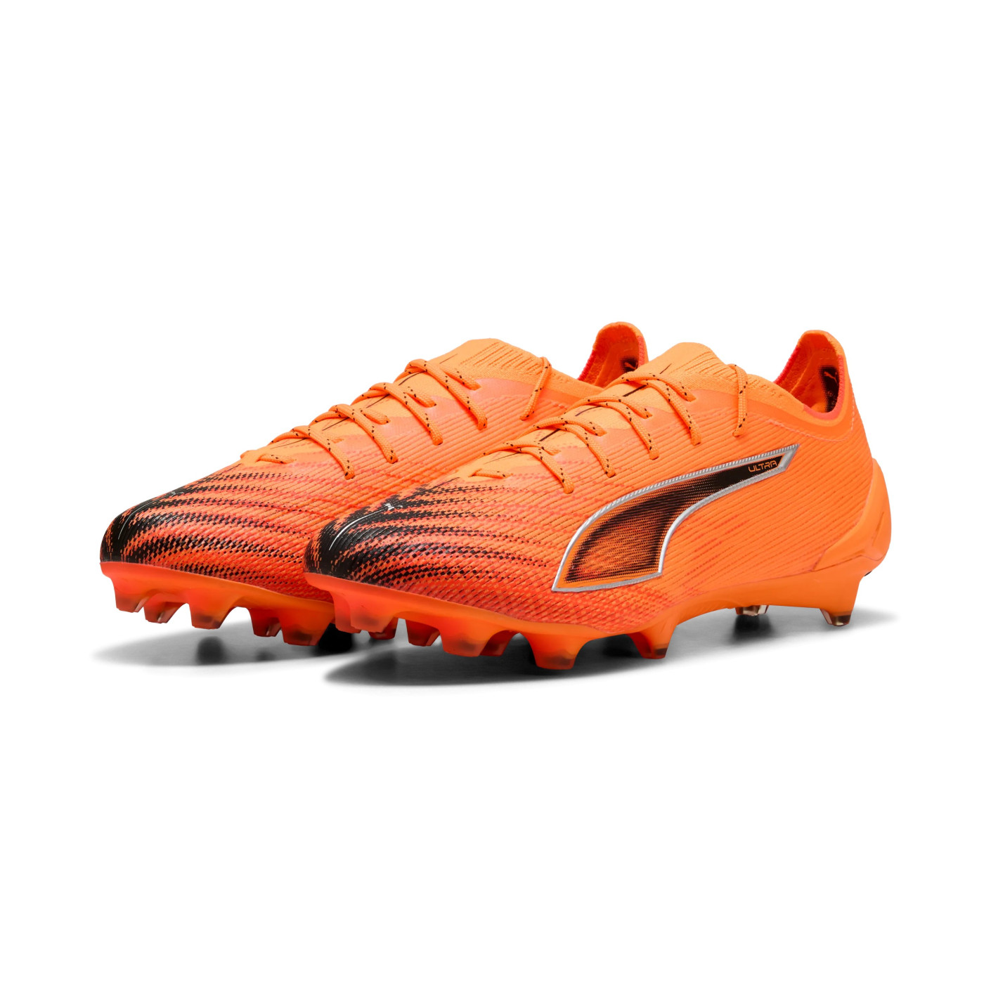 PUMA Ultra 6 Ultimate Gras Football Boots (FG) Orange Black Silver